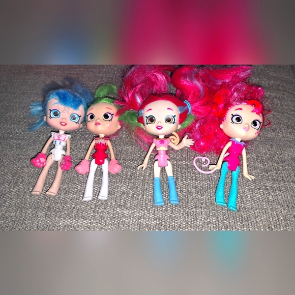 Lot of Four Wild Style Shopkins Shoppies (Bag #3) - Picture 1 of 1